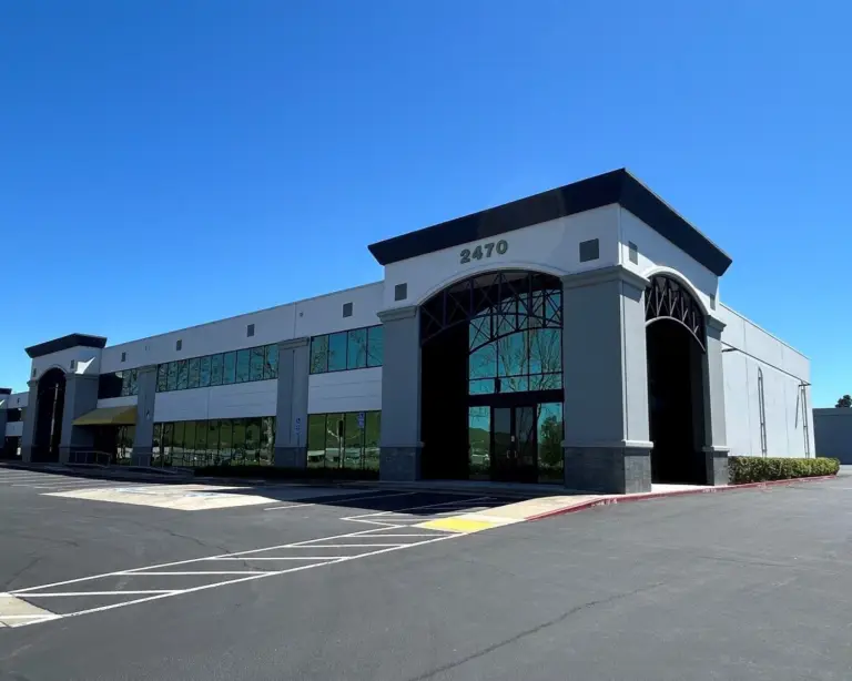 Image of a White Pony Express warehouse in Concord, California.